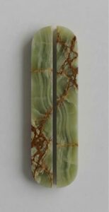 Poignée en marbre naturel onyx vert